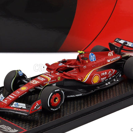 Ferrari F1 SF-24 Team Scuderia Ferrari SF24 N°55 2. Miesto Austin USA GP 2024 Carlos Sainz 1:43 BBR Models červená čierna