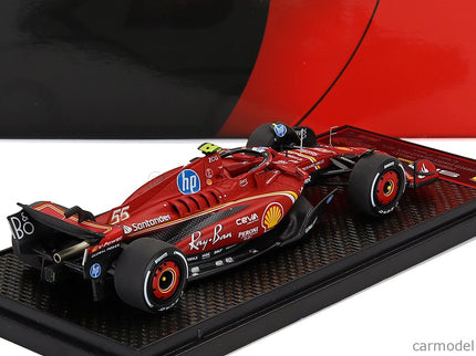 Ferrari F1 SF-24 Team Scuderia Ferrari SF24 N°55 2. Miesto Austin USA GP 2024 Carlos Sainz 1:43 BBR Models červená čierna