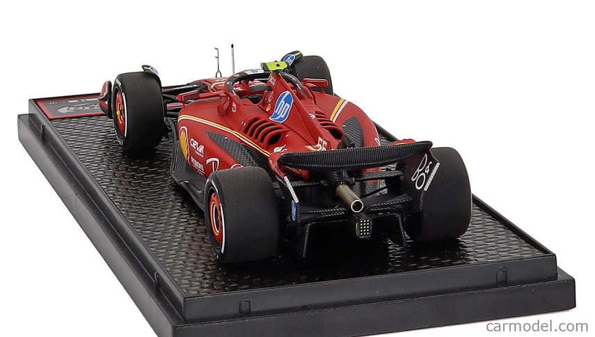 Ferrari F1 SF-24 Team Scuderia Ferrari SF24 N°55 2. Miesto Austin USA GP 2024 Carlos Sainz 1:43 BBR Models červená čierna