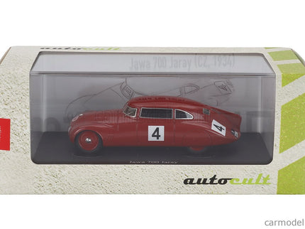 Jawa 700 Jaray N°4 Czech Republic 1934 1:43 Autocult červená