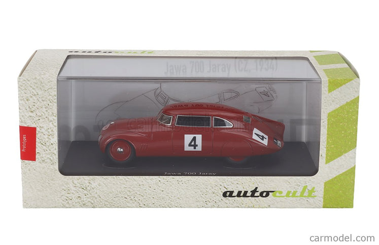 Jawa 700 Jaray N°4 Czech Republic 1934 1:43 Autocult červená