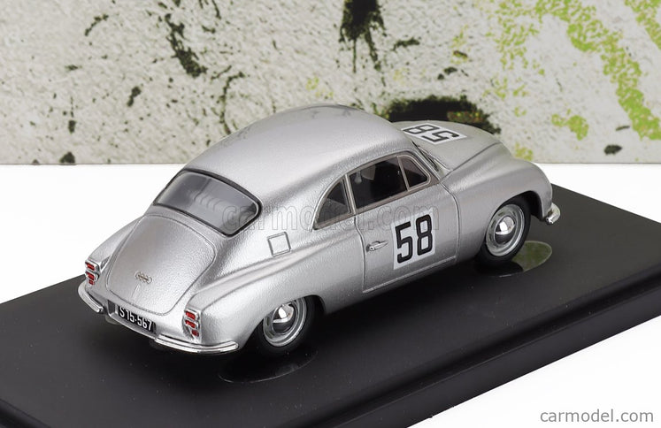 DKW F91 Sportwagen Brand N°58 Rally Semperit Germany 1954 1:43 Autocult strieborná