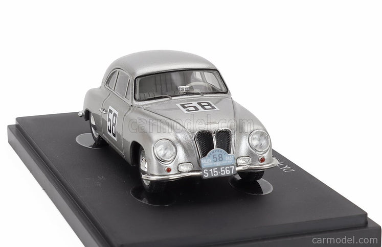 DKW F91 Sportwagen Brand N°58 Rally Semperit Germany 1954 1:43 Autocult strieborná