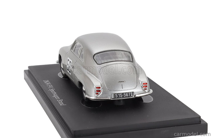 DKW F91 Sportwagen Brand N°58 Rally Semperit Germany 1954 1:43 Autocult strieborná