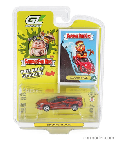 Chevrolet Corvette Coupe 2020 1:64 Greenlight červená