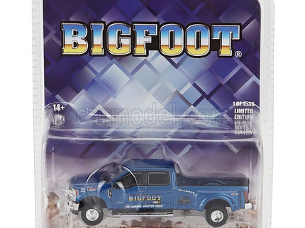 Ford F-350 Double Cabine Pick-UP Bigfoot 2019 1:64 Greenlight modrá