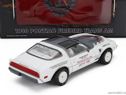 Pontiac Firebird Trans AM 1980 - Official Pace Car 58th Rally Pikes Auto Hill Climb 1:24 Greenlight biela
