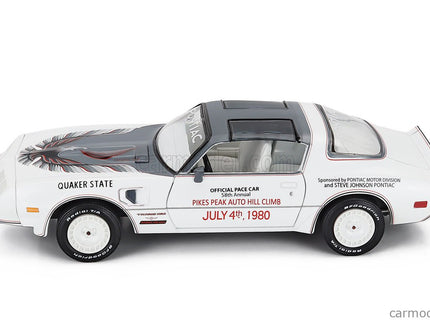 Pontiac Firebird Trans AM 1980 - Official Pace Car 58th Rally Pikes Auto Hill Climb 1:24 Greenlight biela