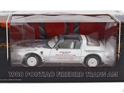 Pontiac Firebird Trans AM 1980 - Official Pace Car 58th Rally Pikes Auto Hill Climb 1:24 Greenlight biela