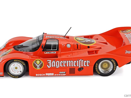 Porsche 956B Jagermeister Team Brun Motorsport N°1 3. Miesto 200 Miles Norisring 1984 Stefan Bellof 1:18 Werk83 oranžová