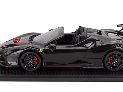 Ferrari SF90 XX Stradale Spider 2024 1:12 BBR Models NERO DAYTONA - RED CARBON BLACK