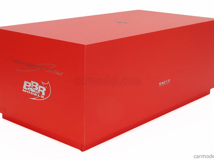 Ferrari SF90 XX Stradale Spider 2024 1:12 BBR Models NERO DAYTONA - RED CARBON BLACK