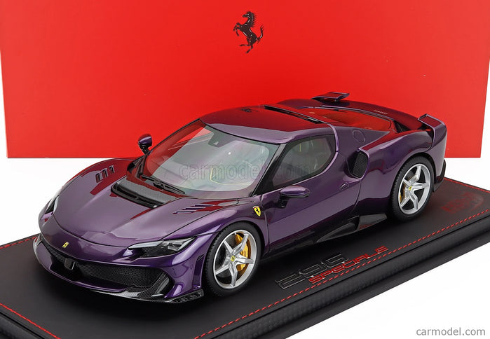 Ferrari 296 Speciale 2025 1:18 BBR Models fialová Hong Kong - fialová