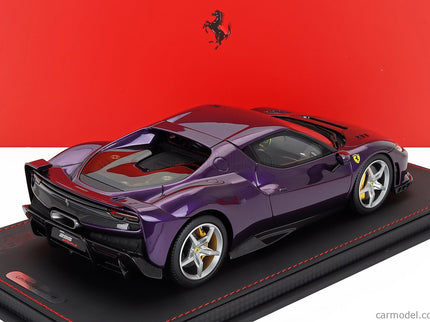 Ferrari 296 Speciale 2025 1:18 BBR Models fialová Hong Kong - fialová