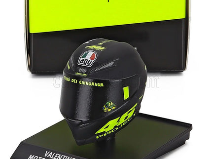 AGV Helma Valentino Rossi Motogp Test Sepang 2012 1:10 Minichamps čierna
