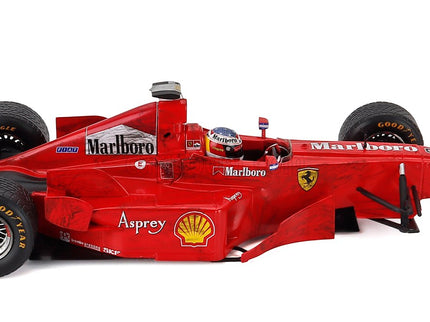 Ferrari F1 F300 3-kolesá 3-RUOTE N°3 Spa Belgium GP 1998 - The Crash Involving Michael Schumacher A David Coulthard 1:18 Werk83 červená