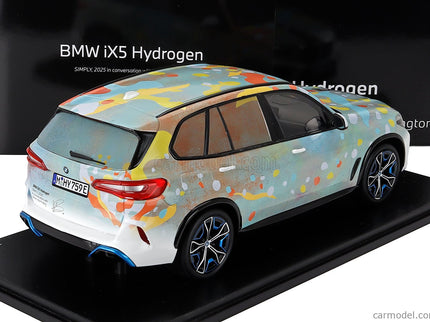 BMW iX5 Hydrogen (G05) 2025 - Art Car BY Alvaro Barrington 1:18 Spark Model rôzne farby