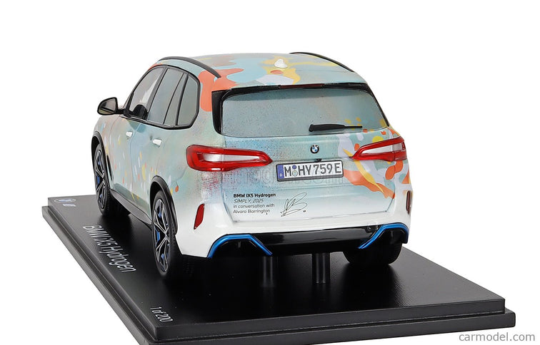 BMW iX5 Hydrogen (G05) 2025 - Art Car BY Alvaro Barrington 1:18 Spark Model rôzne farby