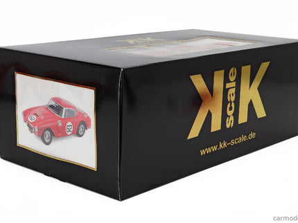Ferrari 250GT Swb 3.0L V12 Coupe N°62 Víťaz Monza 1960 Carlo Maria Abate 1:12 KK Scale červená