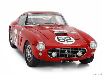 Ferrari 250GT Swb 3.0L V12 Coupe N°62 Víťaz Monza 1960 Carlo Maria Abate 1:12 KK Scale červená
