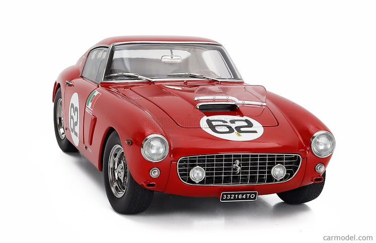 Ferrari 250GT Swb 3.0L V12 Coupe N°62 Víťaz Monza 1960 Carlo Maria Abate 1:12 KK Scale červená