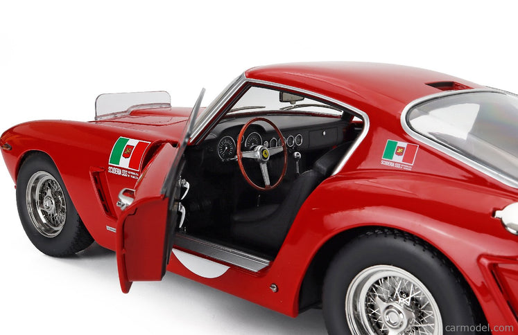 Ferrari 250GT Swb 3.0L V12 Coupe N°62 Víťaz Monza 1960 Carlo Maria Abate 1:12 KK Scale červená
