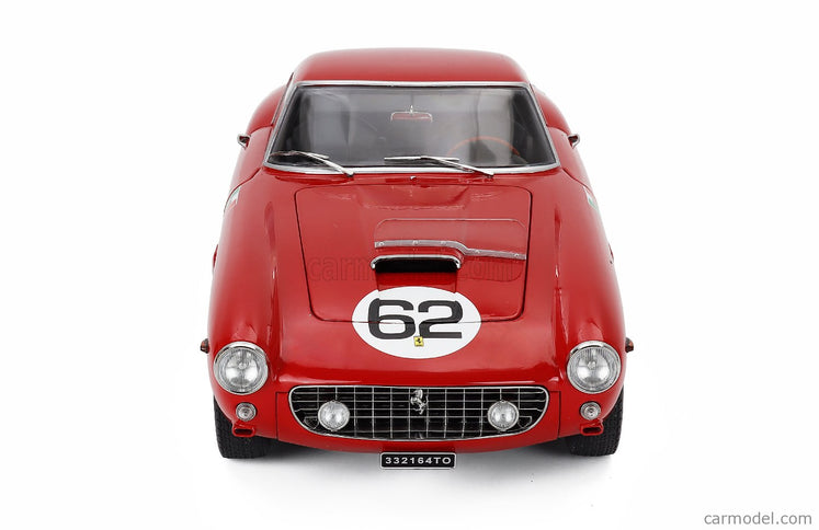 Ferrari 250GT Swb 3.0L V12 Coupe N°62 Víťaz Monza 1960 Carlo Maria Abate 1:12 KK Scale červená