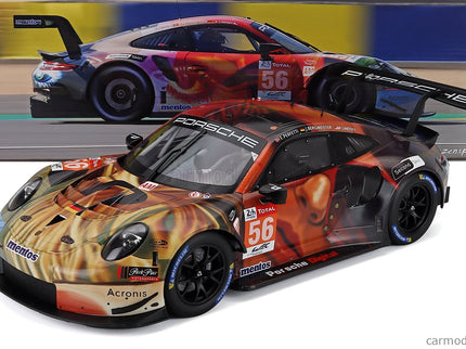 Porsche 911 991 RSR 4.0L Team Project N°56 Víťaz Lmgte AM Class 24h Le Mans 2019 Jorg Bergmeister - Patrick Lindsey - Egidio Perfetti 1:12 IXO Models rôzne farby