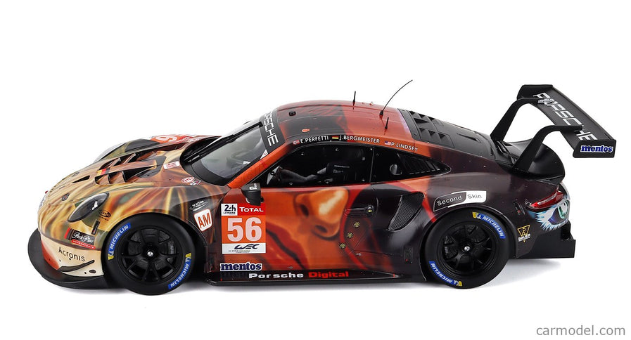 Porsche 911 991 RSR 4.0L Team Project N°56 Víťaz Lmgte AM Class 24h Le Mans 2019 Jorg Bergmeister - Patrick Lindsey - Egidio Perfetti 1:12 IXO Models rôzne farby