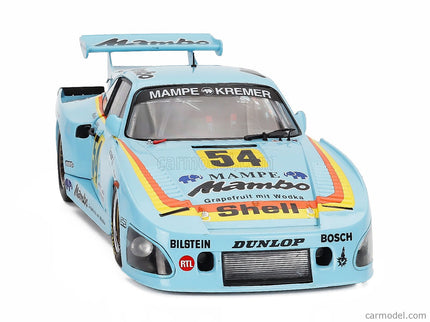 Porsche 935 K3 Team Mambo N°24 Champion DRM Sezóna 1979 Klaus Ludwig 1:18 Werk83 svetlomodrá