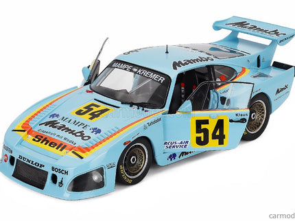 Porsche 935 K3 Team Mambo N°24 Champion DRM Sezóna 1979 Klaus Ludwig 1:18 Werk83 svetlomodrá