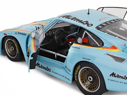 Porsche 935 K3 Team Mambo N°24 Champion DRM Sezóna 1979 Klaus Ludwig 1:18 Werk83 svetlomodrá