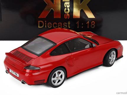 Porsche 911 996 Turbo Coupe 2000 1:18 KK Scale červená