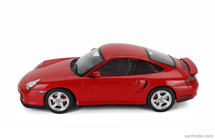 Porsche 911 996 Turbo Coupe 2000 1:18 KK Scale červená