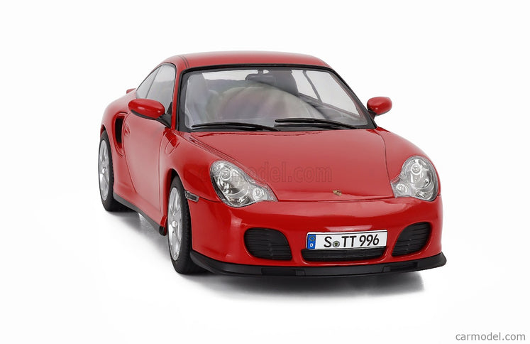 Porsche 911 996 Turbo Coupe 2000 1:18 KK Scale červená