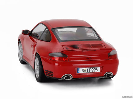 Porsche 911 996 Turbo Coupe 2000 1:18 KK Scale červená