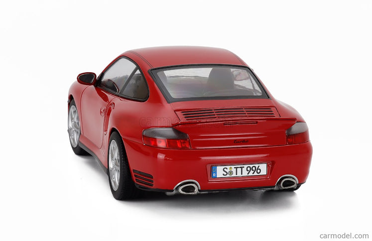 Porsche 911 996 Turbo Coupe 2000 1:18 KK Scale červená