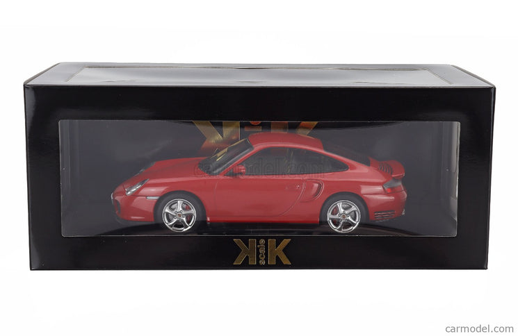 Porsche 911 996 Turbo Coupe 2000 1:18 KK Scale červená