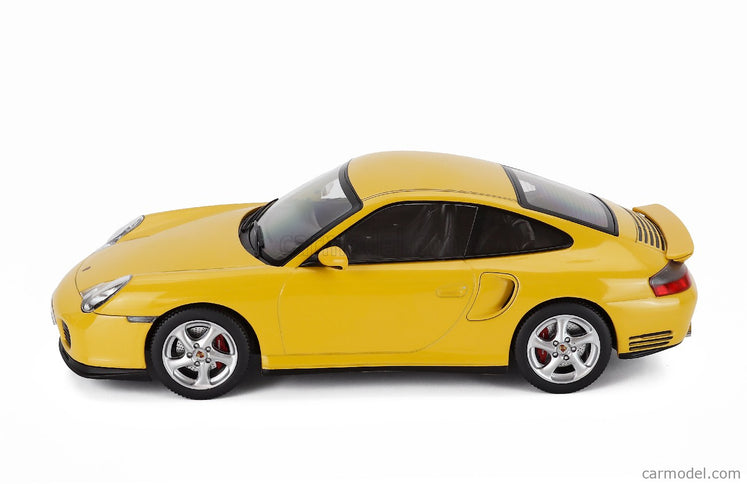 Porsche 911 996 Turbo Coupe 2000 1:18 KK Scale žltá