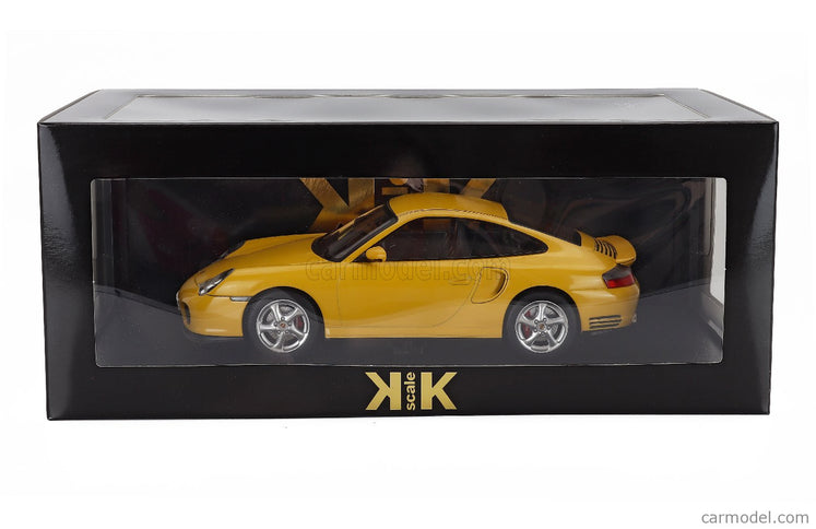 Porsche 911 996 Turbo Coupe 2000 1:18 KK Scale žltá