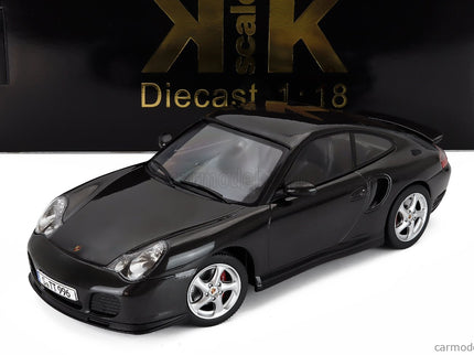 Porsche 911 996 Turbo Coupe 2000 1:18 KK Scale čierna