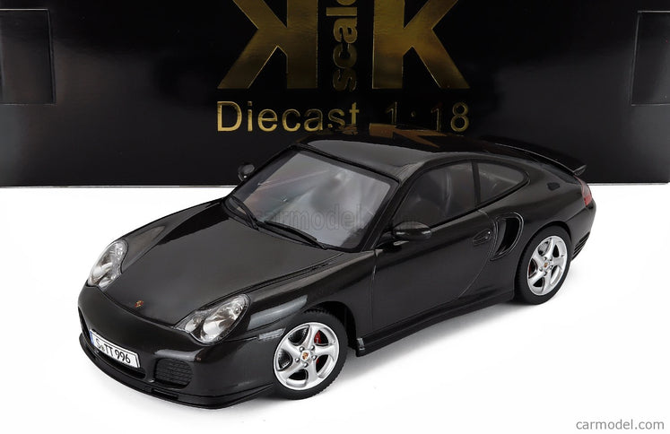 Porsche 911 996 Turbo Coupe 2000 1:18 KK Scale čierna