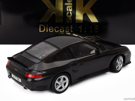 Porsche 911 996 Turbo Coupe 2000 1:18 KK Scale čierna