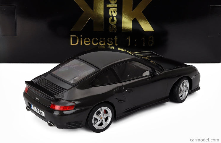 Porsche 911 996 Turbo Coupe 2000 1:18 KK Scale čierna