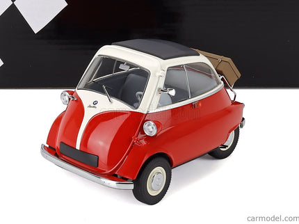 BMW Isetta 1955 1:18 Minichamps červená biela