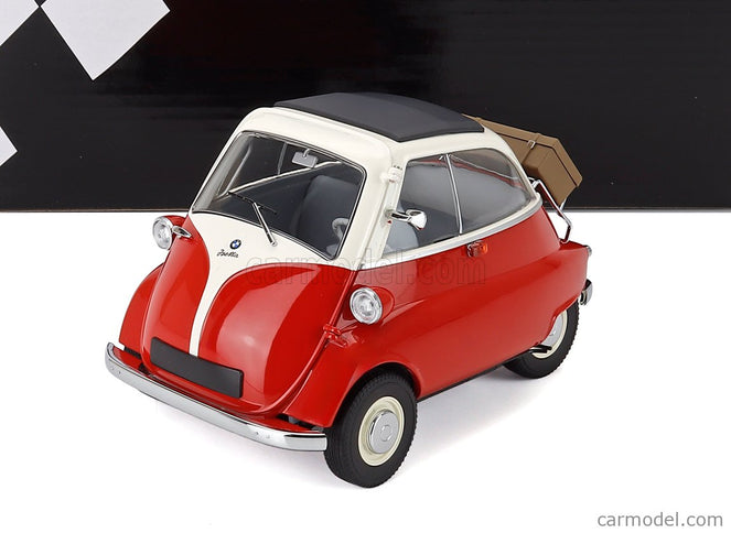 BMW Isetta 1955 1:18 Minichamps červená biela