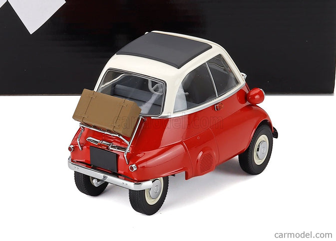 BMW Isetta 1955 1:18 Minichamps červená biela