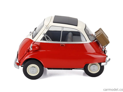 BMW Isetta 1955 1:18 Minichamps červená biela