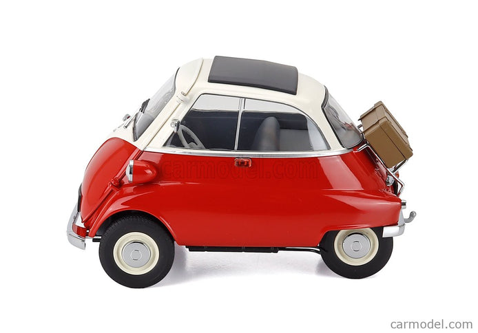 BMW Isetta 1955 1:18 Minichamps červená biela