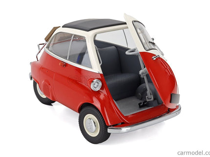 BMW Isetta 1955 1:18 Minichamps červená biela